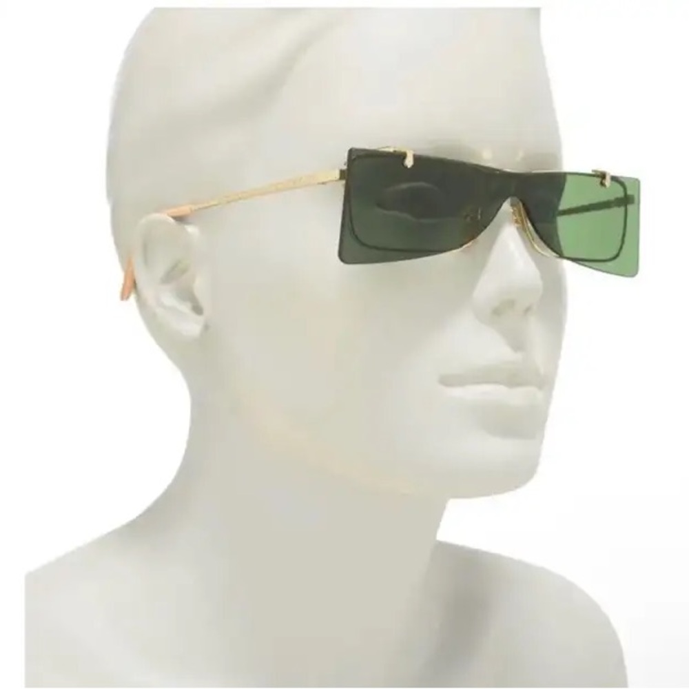 Gucci Authentic 56mm Flip-Up Rectangular Optical … - image 3